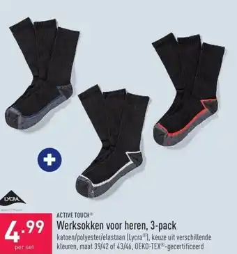 ALDI Werksokken voor heren, 3-pack aanbieding