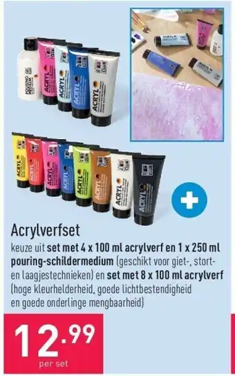 ALDI Acrylverfset aanbieding