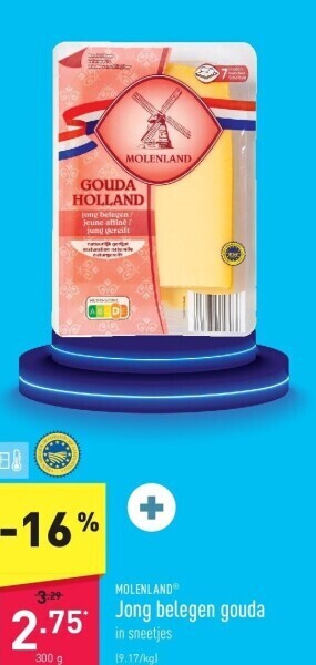 ALDI Jong belegen gouda aanbieding