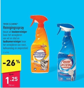 ALDI Reinigingsspray aanbieding