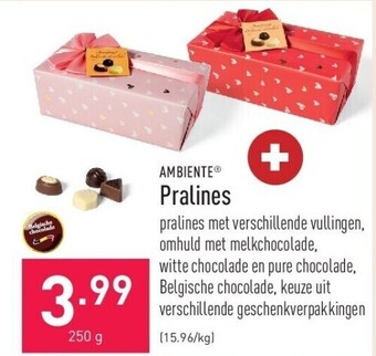 ALDI Pralines aanbieding