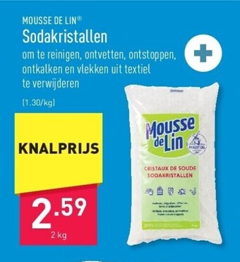 ALDI Sodakristallen aanbieding