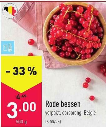 ALDI Rode Bessen aanbieding