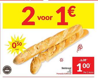 Intermarché Stokbrood wit aanbieding