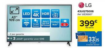 Hyper Carrefour Lg ledtv aanbieding