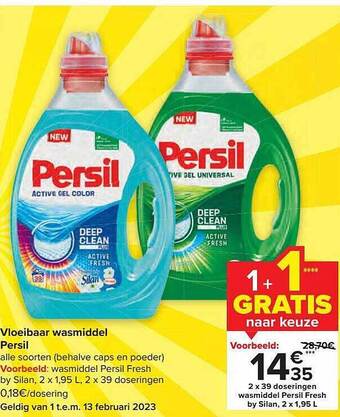 Vloeibaar wasmiddel persil