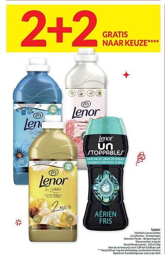 Intermarché Lenor vloeibare wasverzachter aanbieding
