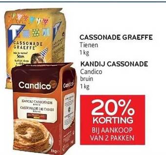 Alvo Cassonade graeffe tienen, kandij cassonade candico aanbieding