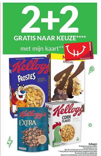 Intermarché Kellogg's ontbijtgranen of graanrepen aanbieding