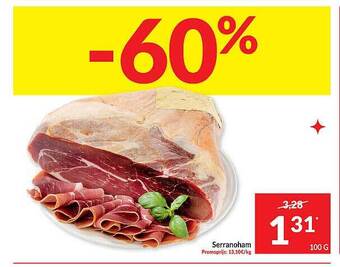 Intermarché Serranoham aanbieding
