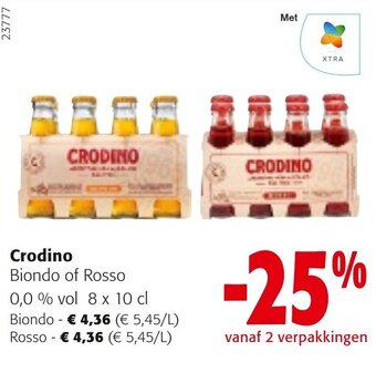 Colruyt Crodino Biondo of Rosso aanbieding