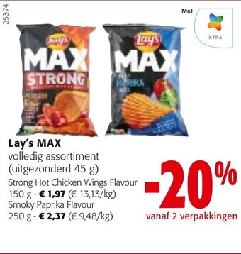Colruyt Lay's MAX aanbieding