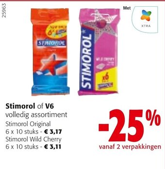 Colruyt Stimorol of V6 aanbieding