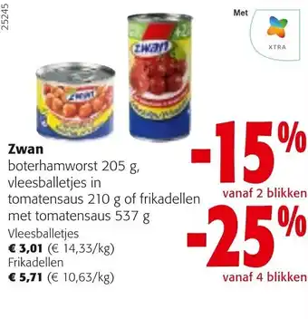 Colruyt Zwan Vleesballetjes, Frikadellen aanbieding