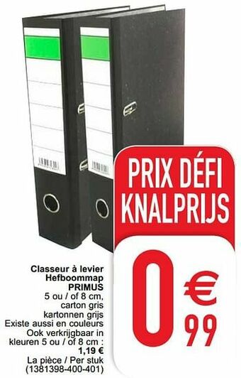 Cora Classeur à levier hefboommap primus aanbieding