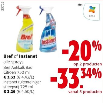 Colruyt Bref of Instanet aanbieding