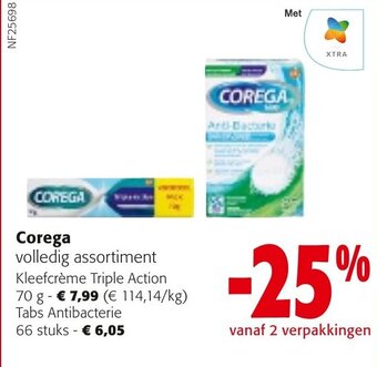 Colruyt Corega volledig assortiment aanbieding