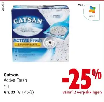 Colruyt Catsan Active Fresh 5 L aanbieding
