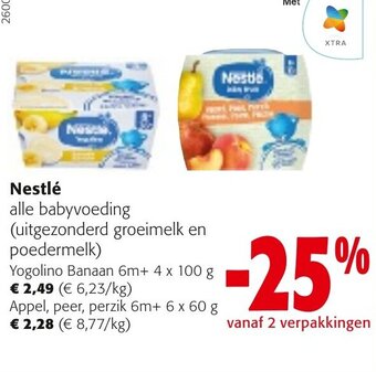 Colruyt Nestle alle babyvoeding aanbieding
