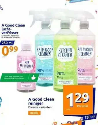 Action A good clean reiniger aanbieding