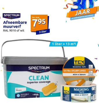 Action Afneembare muurverf aanbieding