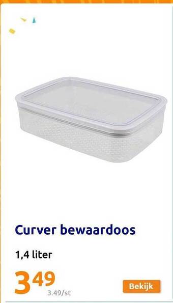 Action Curver bewaardoos aanbieding