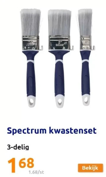 Action Spectrum kwastenset aanbieding