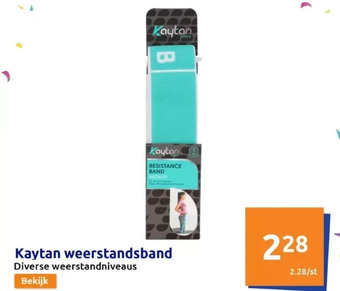 Action Kaytan weerstandsband aanbieding