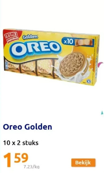 Action Oreo golden 10 x 2 stuks aanbieding