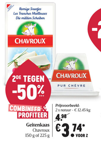 Delhaize Geitenkaas aanbieding