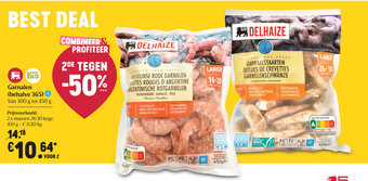 Delhaize Garnalen (behalve 365) aanbieding