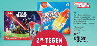 Delhaize IJs Ola-Raket aanbieding