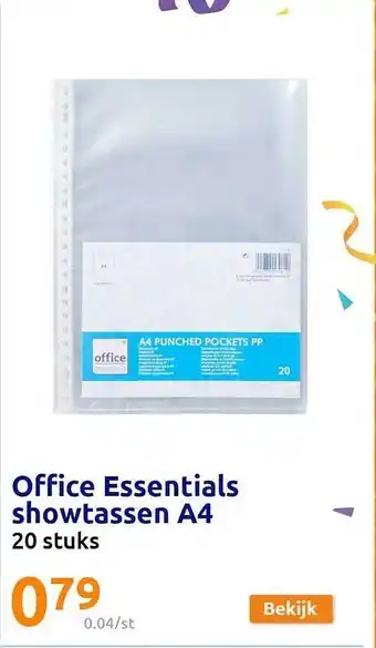 Action Office essentials showtassen a4 aanbieding