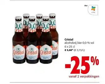 Colruyt Cristal alcoholvrij bier aanbieding