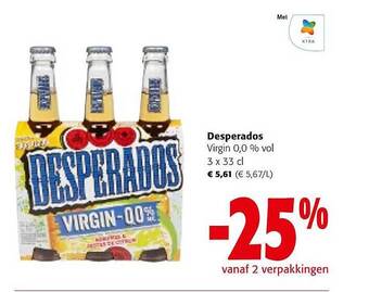 Colruyt Desperados virgin aanbieding