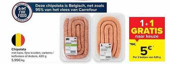 Carrefour Market Chipolata aanbieding