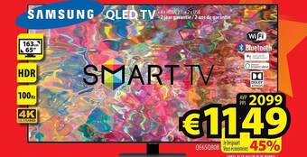 ElectroStock Samsung qled tv aanbieding
