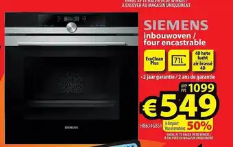 ElectroStock Siemens inbouwoven aanbieding