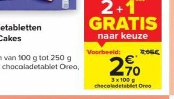 Carrefour Market Chocoladetabletten en Melo-Cakes Milka aanbieding