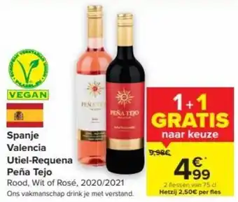 Carrefour Market Spanje Valencia Utiel-Requena Peña Tejo aanbieding