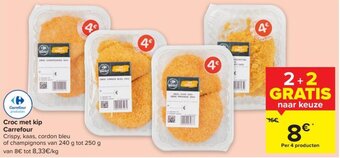Carrefour Market Croc met kip Carrefour aanbieding