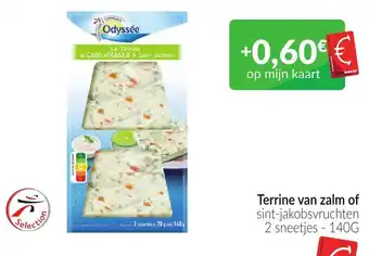 Intermarché Terrine van zalm of sint-jakobsvruchten 2 sneetjes - 140g aanbieding