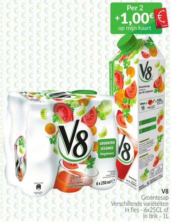 Intermarché V8 Groentesap aanbieding