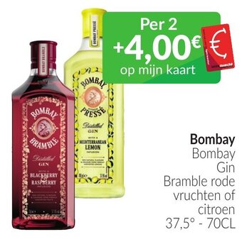 Intermarché Bombay Gin aanbieding