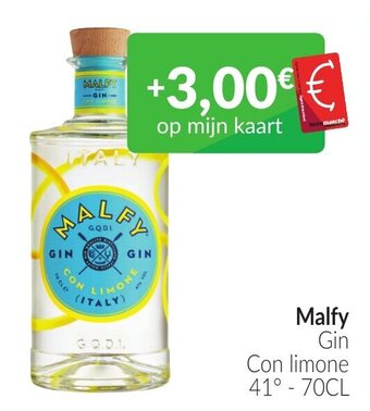 Intermarché Malfy Gin Con limone 41°-70CL aanbieding