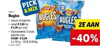 Lidl Lay's bugles aanbieding
