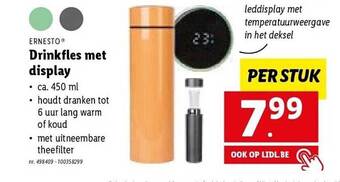Lidl Drinkfles met display aanbieding