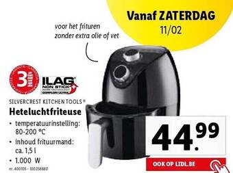 Lidl Heteluchtfriteuse aanbieding
