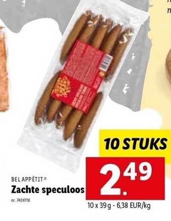 Lidl Zachte speculoos aanbieding