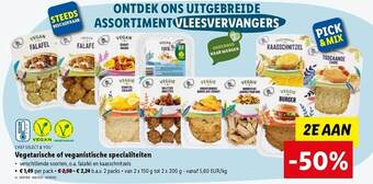 Vegetarische of veganistische specialiteiten